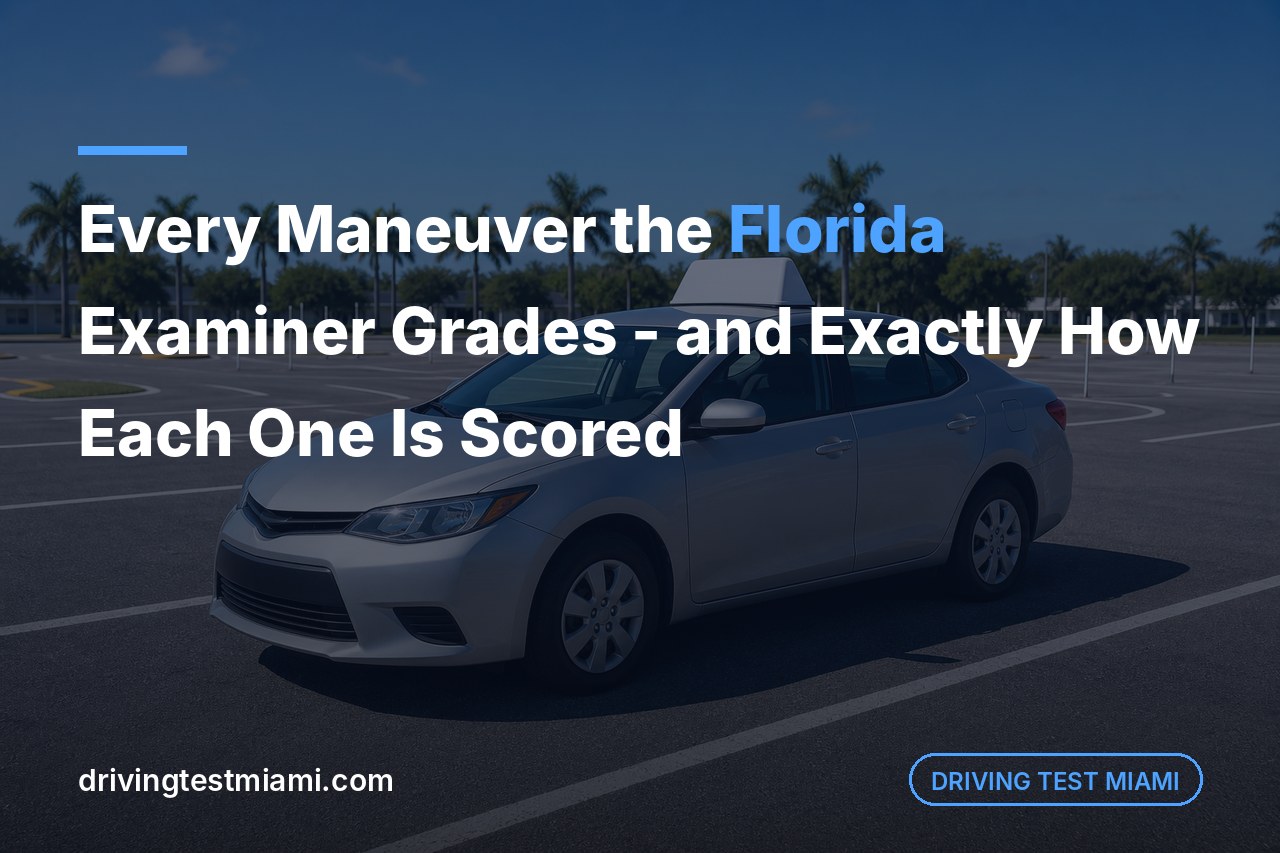 Every Maneuver the Florida Examiner Grades - and Exactly How Each One Is Scored
