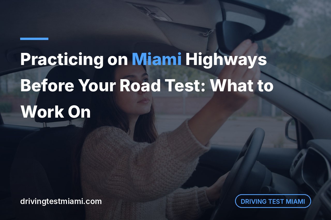 Practicing on Miami Highways Before Your Road Test: What to Work On